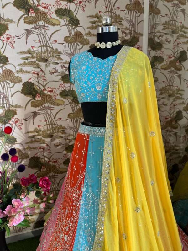 Trendy Georgette Lehenga Choli - Image 4