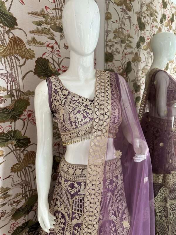 Special Sequence Work Georgette Lehenga - Image 7