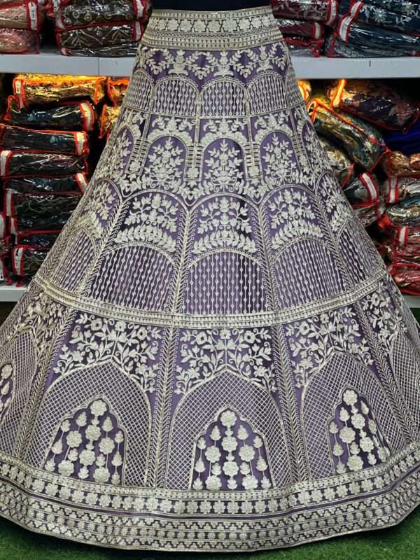 Special Sequence Work Georgette Lehenga - Image 8