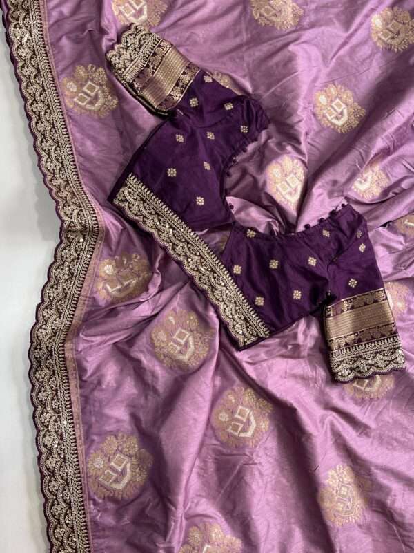 Traditional Banarasi Silk Saree - Image 5