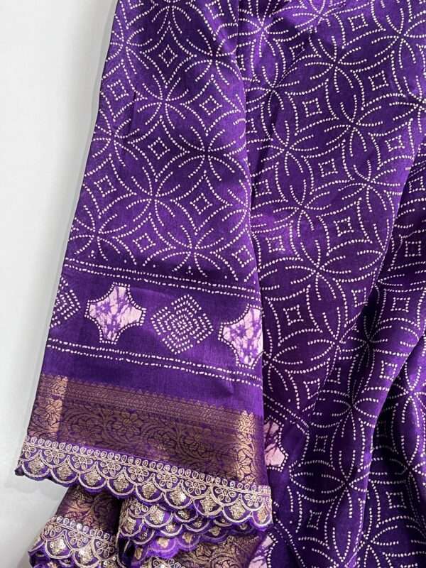 Semi Dola Silk Saree - Image 2