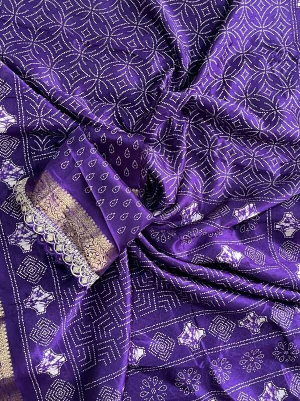 Semi Dola Silk Saree - Image 4