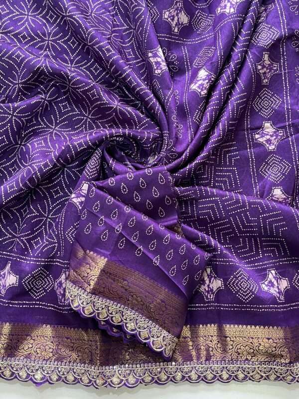 Semi Dola Silk Saree - Image 6