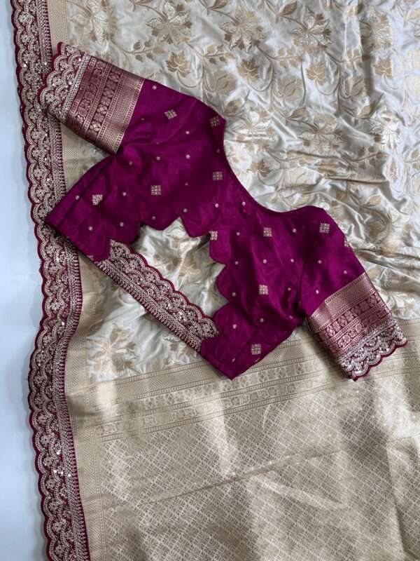 Banarasi Pattu Silk Saree - Image 4