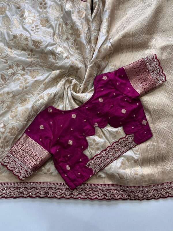 Banarasi Pattu Silk Saree - Image 6