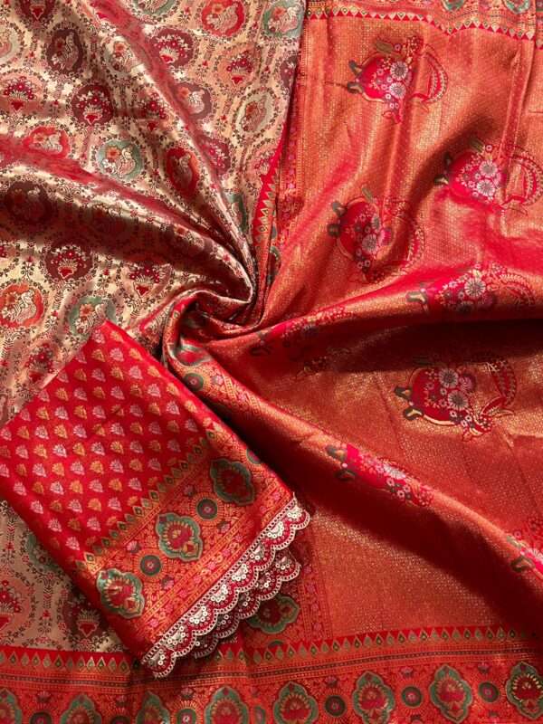 Elegant silk saree - Image 4