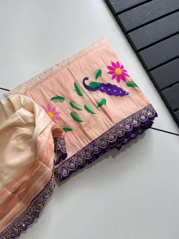 Banarasi saree with Paithani Pallu