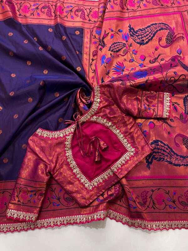 Paithani silk saree - Image 2