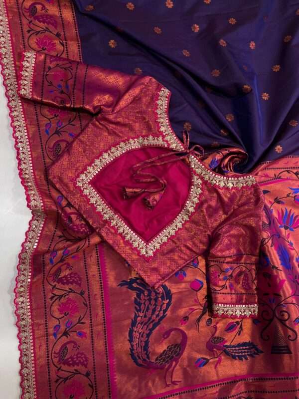 Paithani silk saree - Image 3