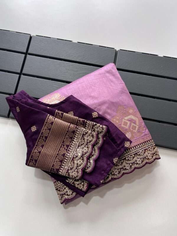 Traditional Banarasi Silk Saree - Image 2