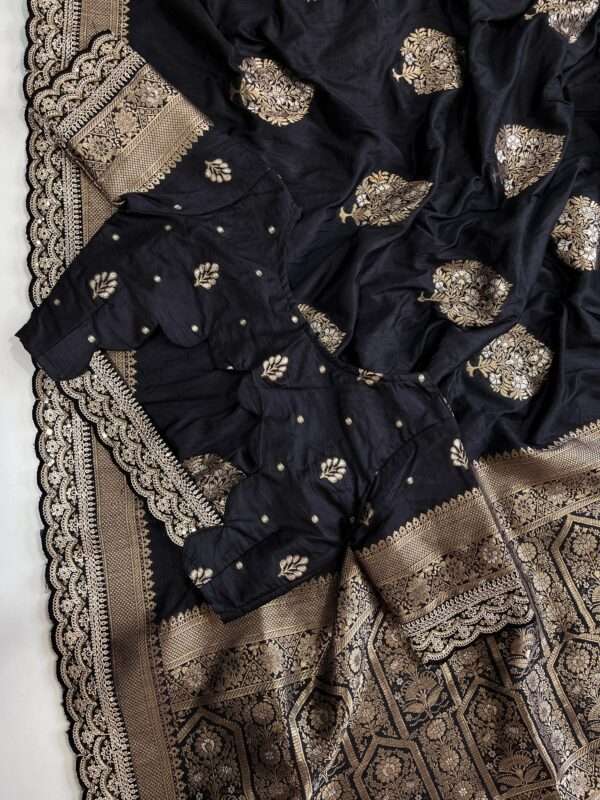 Pure Banarasi Pattu Saree - Image 7