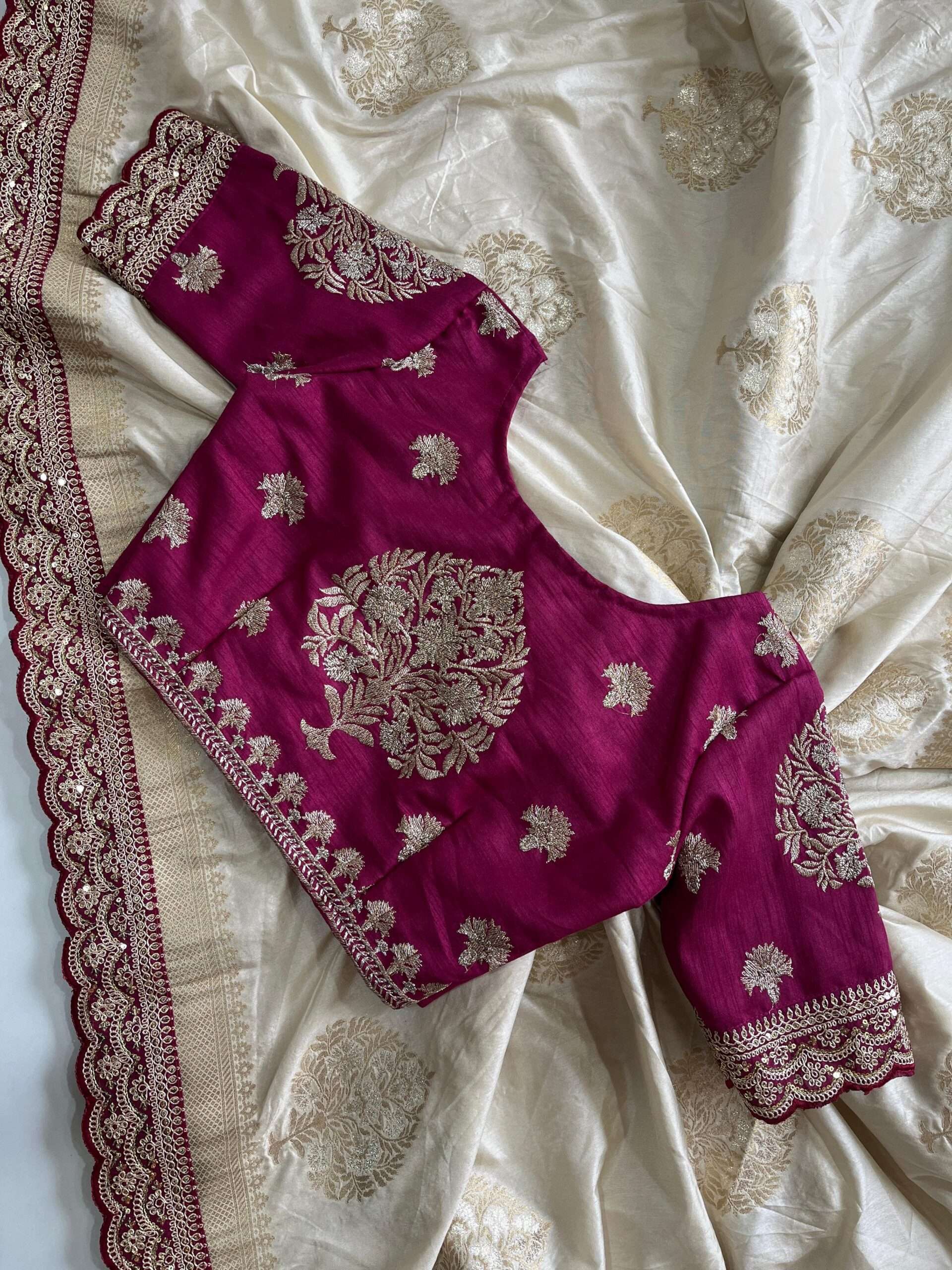 Pure Banarasi Pattu Saree - Image 8